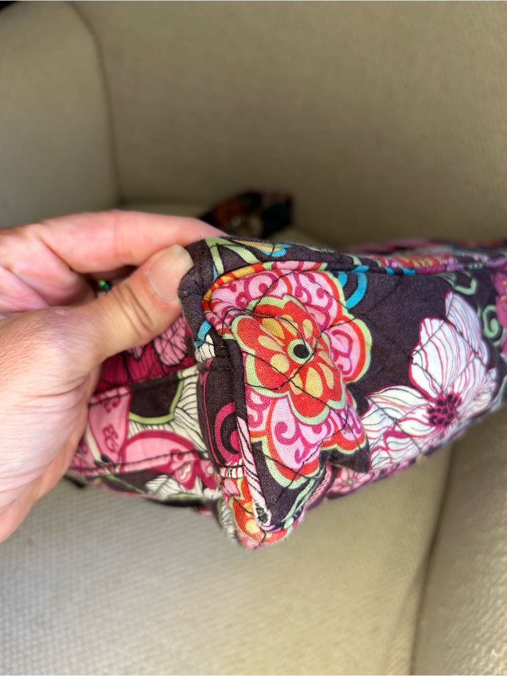 Mod Floral Pink Lisa B shoulder bag - Picture 6 of 8